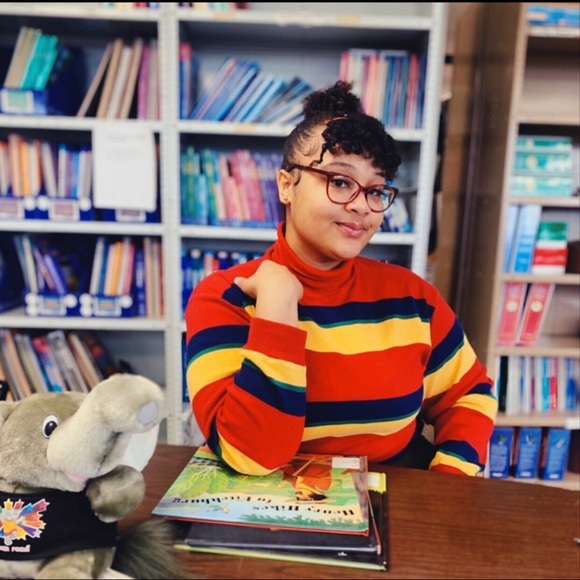 GAP Primary Color Stripped Cotton Sweater - Picture 2 of 3